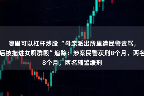 哪里可以杠杆炒股 “母亲派出所里遭民警责骂,男子插话后被拖进女厕群殴”追踪:涉案民警获刑8个月,两名辅警缓刑